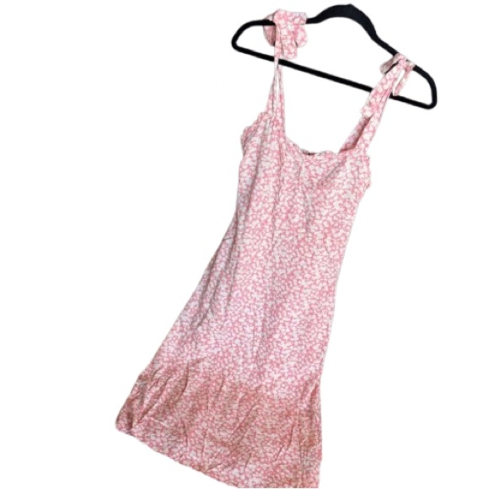 CLEARANCE - Billabong Pink & White Floral Maxi Dress M | Summer Chic
